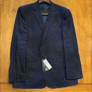 Ralph Lauren New Men's Navy Linen Sport Coat (size 44R)